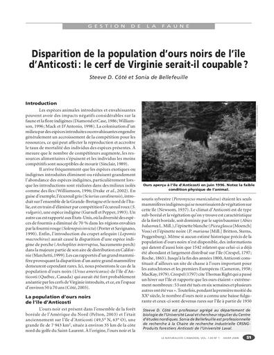 Ours Noir Canada