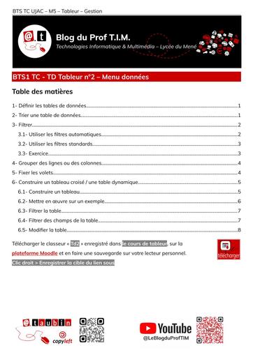 Td02 Tableur Donnees