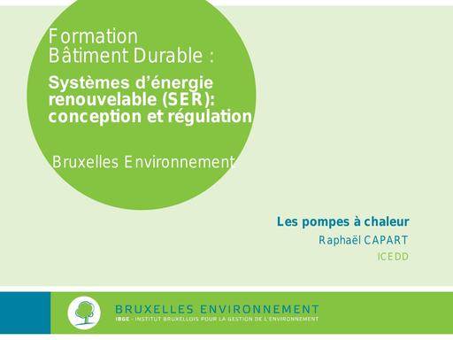 Formation batiment durable PAC
