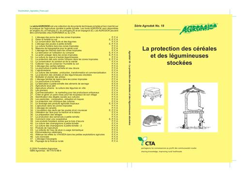 Agrodok 18 La protection des legumineuses et des cereales stockees