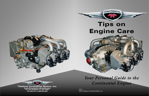 Continental Engine Handling Tips Illustrated
