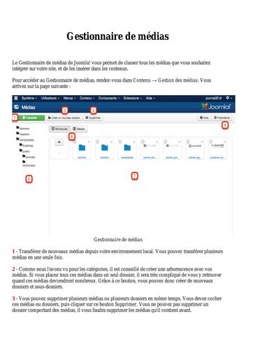 Joomla 3 (03)   Gestionnaire de médias