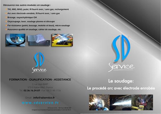 LE SOUDAGE ARC SD SERVICE 2014