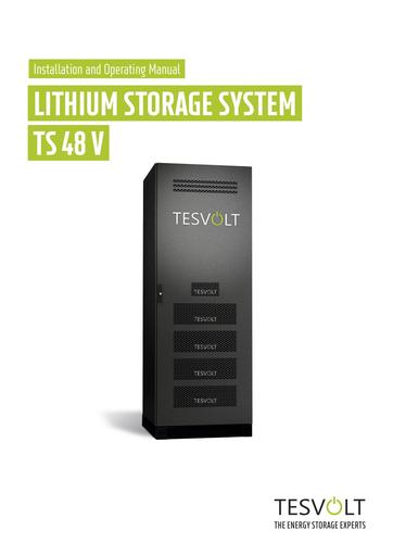Tesvolt Installation Manual TS48V v D01