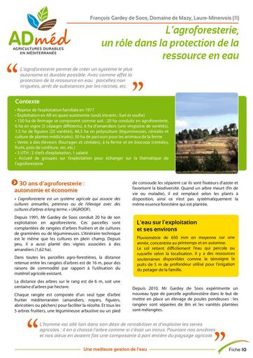 Agroforesterie viti arbo gdes cultures fiche admed