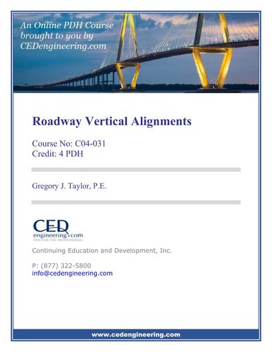 C04 031   Roadway Vertical Alignments   US