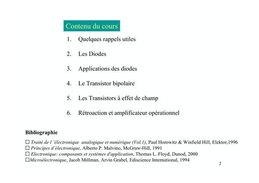Cours0 Electronique Analogique