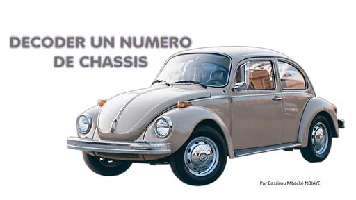 Decoder un numero de chassis
