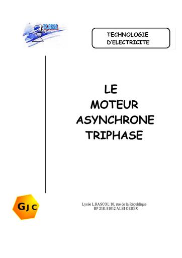 Le moteur asynchrone triphase
