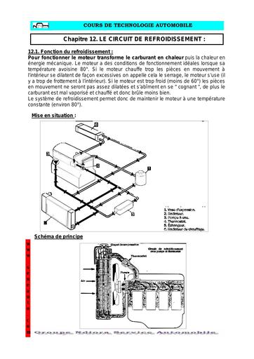 Le refroidissement