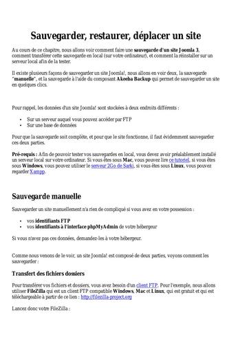 Joomla 3 (15)   Sauvegarder