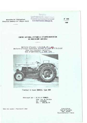 SOMECA 800 guide essau