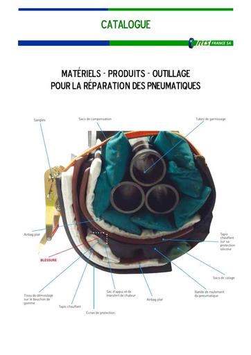 Catalogue materiel REPARATION PNEUS