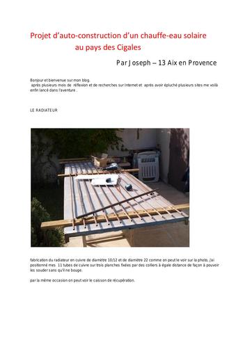 Cesi autoconstruit solaire