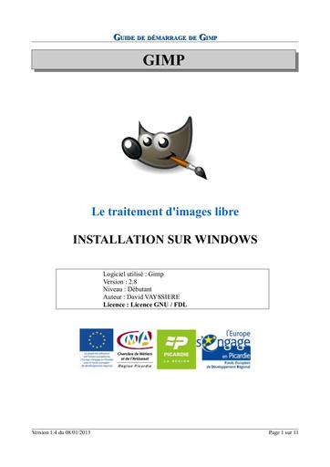 Guide de demarrage gimp