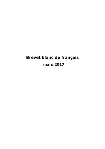 Dnb blanc francais 2017