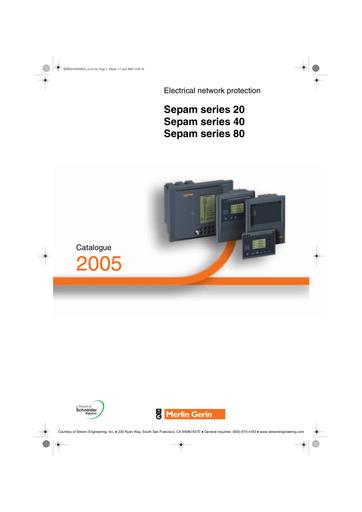 SEPAM S20 S40 S80