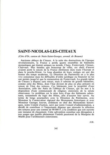 Saint nicolas les citeaux c2