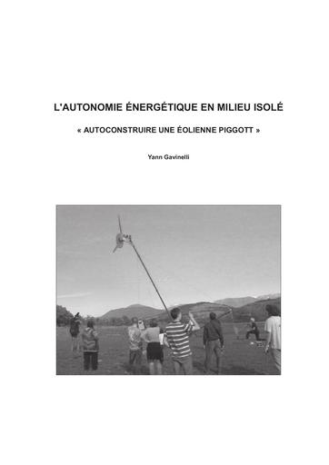 Autonomie energetique eolienne 1