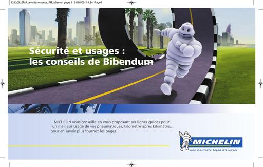Preconisation utilisation pneus michelin